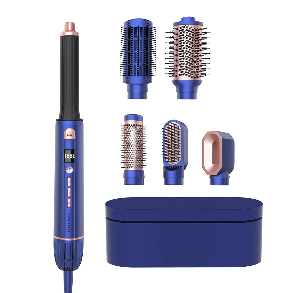2024 New Style airstyler 6 In 1 air hair styling tools Electric One Step Styler Hair Dryer And Volumizer Hot Air Brush