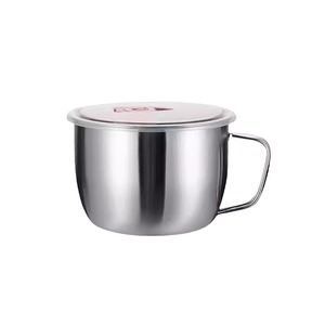 Tazón de Sopa de Acero Inoxidable con Asa para Uso Doméstico 4T - Product Image 5