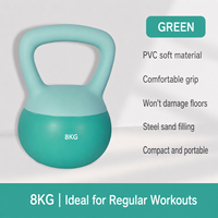 Kettlebell de PVC Suave para Mujeres y Hombres, Ejercicio en Casa, Moldeamiento de Cadera y Levantamiento de Pesas, Diseño Duradero