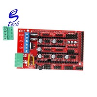 Printer 3D Mega 2560 Mega 2560 R3 + Panel Kontrol RAMPS 1.4 + 5 Buah Kit Penggerak Motor Stepper DRV8825 Mega 2560