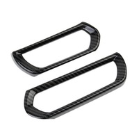 Kit de garnitures de sortie d'air latérales de tableau de bord style fibre de carbone ABS pour Dodge Charger 2026 - Accessoires de décoration