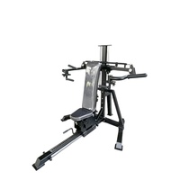 Mesin Chest Shoulder Press 3 in 1, Bangku Adjustable Flat Incline Decline untuk Latihan Tubuh Bagian Atas di Rumah dan Komersial