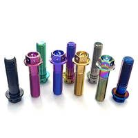 Jeu de boulons en alliage de titane Gr5M8 personnalisés boulons M6 M5M10 vis à tête hexagonale Torx en alliage de titane