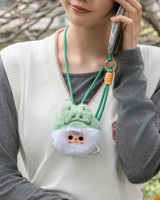 Cureplaneta Baby Three - Lanière de téléphone portable, boîte mystère pour collection de pendentifs en PVC et peluches anime surprise