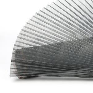 XFD Modern Anti Mosquito High Tensile Strength Polyester Plisse <strong>Retractable</strong> Sliding Folding Pleated Screen Mesh Insect Mesh - Product Image 4