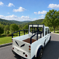 Véhicule de patrouille électrique 4 places pour la sécurité communautaire, véhicule utilitaire 72V, patrouille des centres de villégiature, campus, hôtels