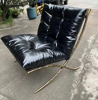 Fauteuil de salon industriel rétro de luxe forgé, style loft classique, pour chambre, atelier, école, salon, mobilier de maison