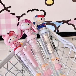 Stylo à bille à grain mignon pour filles Ins Style rétractable haute esthétique 0.5mm adapté aux étudiants idéal pour les questions <span class=keywords><strong>de</strong></span> pratique - Product Image 6