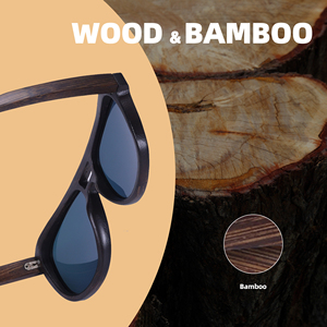 Gafas de Sol de Madera Polarizadas con Logotipo Personalizado, Lentes de Espejo de Alta Calidad, Fabricación China, Venta al Por Mayor - Product Image 3