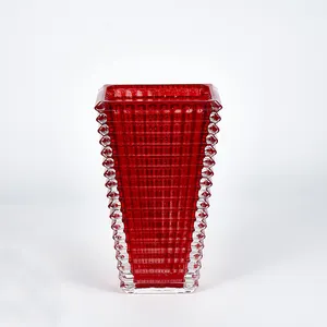 Высококачественная стеклянная ваза для домашнего декора