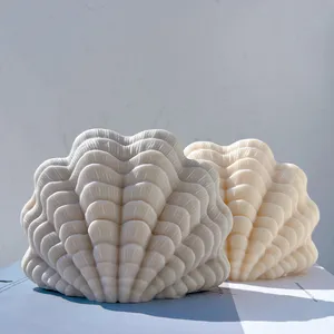 Ocean Shell Candle Mold Modern Home Decorative Seashell Wax Mould Aesthetic Decor Beach Shell Silicone Mold