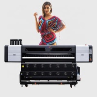Impresora de Sublimación de Gran Formato LEAF de Alta Calidad, 1.9m, I3200, 8 Cabezales, Plotter, Máquina de Impresión por Sublimación de Tinta para Ropa