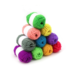 Fil à tricoter 5 plis 100g, couleurs assorties, doux et lisse, 5 brins, 125g, 72 couleurs, doux comme du coton, pour poupées, fournisseur de fil à crocheter, coton lait pour bébé, pour pyjamas - Product Image 3
