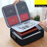 Sac de rangement de documents de voyage grande capacité en gros, étanche, pour certificats, passeports et cartes, sac organisateur