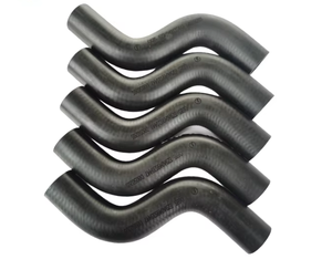 Manguera de compresor de aire de pista de coche de tubo de silicona negro EPDM Servicios de soldadura y procesamiento personalizados disponibles - Product Image 2