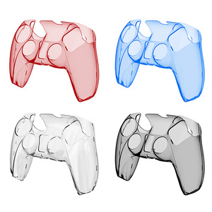 Boîtier dur pour manette de jeu <span class=keywords><strong>Ps</strong></span>-5 ABS protection transparente du boîtier couleur cristal transparent coque de contrôleur solide de haute qualité - Product Image 2