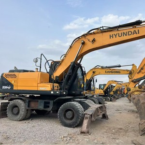 Excavatrice sur chenilles <span class=keywords><strong>Hyundai</strong></span> 210W-9 neuve à 90%, avec moteur et pompe, modèle 2022, haute efficacité, fabrication coréenne, bon prix - Product Image 1