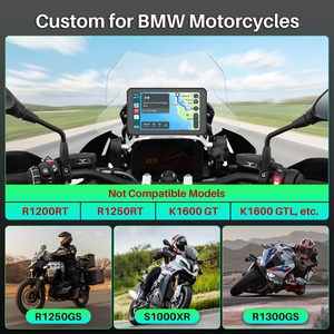 Android iOS tương thích 2 + 32GB 7 inch xách tay không dây Carplay màn hình Android tự động không thấm nước <span class=keywords><strong>GPS</strong></span> Wifi cho BMW xe máy - Product Image 3
