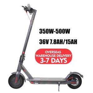 EU US warehouse Wholesale Top Quality 350W Lightweight Portable Folding Scooter Electric Scooters For Adults Kids Ages 6-12