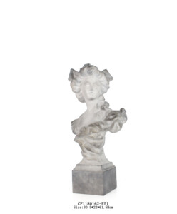 Statua Umana Artificiale in Poliresina, Elegante Testa di Donna, Scultura Greca per Arredamento Casa - Product Image 3