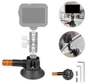 Support de caméra de voiture en alliage d'aluminium de 3/4.5/6 pouces avec base à ventouse compatible avec les caméras/téléphones/<span class=keywords><strong>Gopro</strong></span> pour la fenêtre de la carrosserie de la voiture - Product Image 1