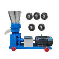 Nouvelle machine à granulés d'herbe et de maïs, extrudeuse domestique pour volailles, petite, à moteur diesel, 220V, 750x280x700mm