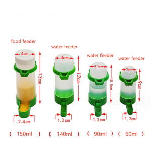 Mangeoire à oiseaux avec distributeur automatique d'eau Mangeoire à biberon anti-déversement pour animaux de compagnie perroquet - Product Image 2