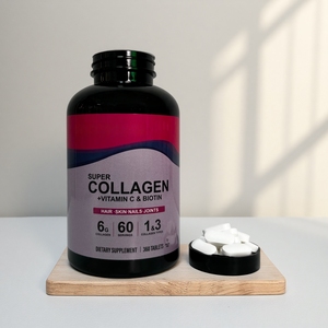 Suplemento <span class=keywords><strong>de</strong></span> Colágeno Bovino Superhidrolizado en Tabletas para el Cuidado <span class=keywords><strong>de</strong></span> la Piel y el Cabello, Producto <span class=keywords><strong>de</strong></span> Belleza Orgánico al por Mayor - Product Image 1