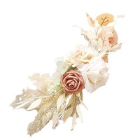 Fleurs artificielles en soie, plantes suspendues en rouleau, vigne de roses, décoration murale vintage chinoise faite à la main pour mariage, maison et jardin