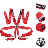 Nouveau style pour harnais de course universel Recaro, sangle de 3 pouces, ceinture de sécurité à dégagement rapide 4/5/6 points avec certification FIA