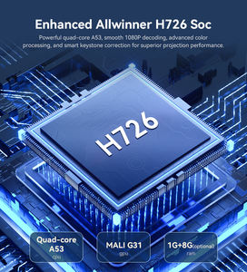 Projecteur natif 1080P 8K, ports USB+HDMI, faible bruit ≤30dB, WiFi 6 Bluetooth 5.4 Android 14 pour cinéma maison - Product Image 2