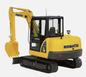 Excavadoras usadas japonesas Komatsu pc56 excavadora de 6 toneladas excavadoras usadas Komatsu para la construcción - Product Image 1