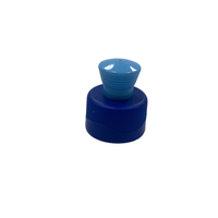 Bouchon à tirette double couleur bleu en plastique pour bouteille de liquide nettoyant