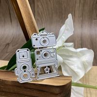 Alat Template Embossing Logam Mini DIY untuk Scrapbooking, Pembuatan Kartu, dan Dekorasi Kerajinan Album Foto