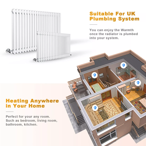 Haute qualité HUICHAN 2 colonnes en acier à faible teneur en carbone <span class=keywords><strong>radiateur</strong></span> <span class=keywords><strong>moderne</strong></span> économie d'énergie <span class=keywords><strong>chauffage</strong></span> <span class=keywords><strong>central</strong></span> fabriqué en Chine usine systèmes de CVC - Product Image 4