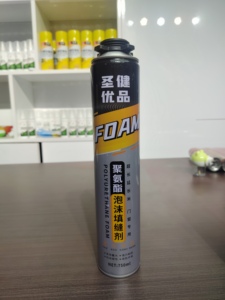 Espuma de <span class=keywords><strong>Poliuretano</strong></span> Impermeable de Alta <span class=keywords><strong>Densidad</strong></span>, Sellador en Aerosol de Celda Cerrada, 750ml 500ml, Materia Prima Multiusos Personalizada - Product Image 6