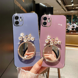 Bella ragazza cuore specchio in vetro temperato custodia per telefono cellulare per <span class=keywords><strong>Xiaomi</strong></span> Redmi <span class=keywords><strong>Note</strong></span> 9S <span class=keywords><strong>9</strong></span> <span class=keywords><strong>Pro</strong></span> 10T 10 <span class=keywords><strong>Pro</strong></span> Lite - Product Image 4