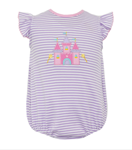 LR2754 personalizado infantil bebé azul pequeñas flores estampado niños al por mayor mameluco de manga larga mono niño Rosa bolsillo conjunto - Product Image 5