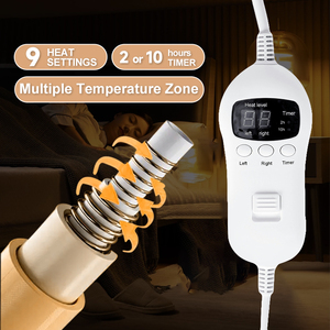 Nouvelle Couverture Chauffante <span class=keywords><strong>Électrique</strong></span> en Polaire Sherpa 2026, Style Ajustable avec Sangles, Chauffage Rapide, Couverture Chaude Certifiée CE, Vente en Gros Usine - Product Image 5