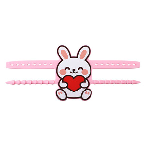 Serrure de porte épaissie à thème lapin mignon, serrure de sécurité silencieuse, coussin de protection anti-collision pour porte de chambre, protection anti-choc pour porte - Product Image 1