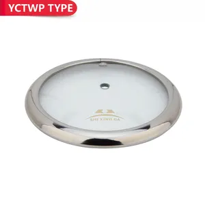 T Type Wide Rim Glass Pot Glass Pan Lid - YCTWP model