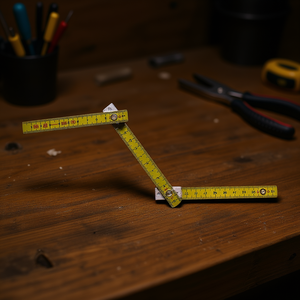 Cinta métrica plegable Stanley de 30 pulgadas, regla de fibra de vidrio para mediciones de precisión - Product Image 3