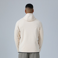 Blouson Bomber Décontracté pour Homme en Toile Hiver, Col Mandarin Crocheté, Lavé, Fermeture Éclair, Coupe-Vent, à Capuche, Léger et Respirant