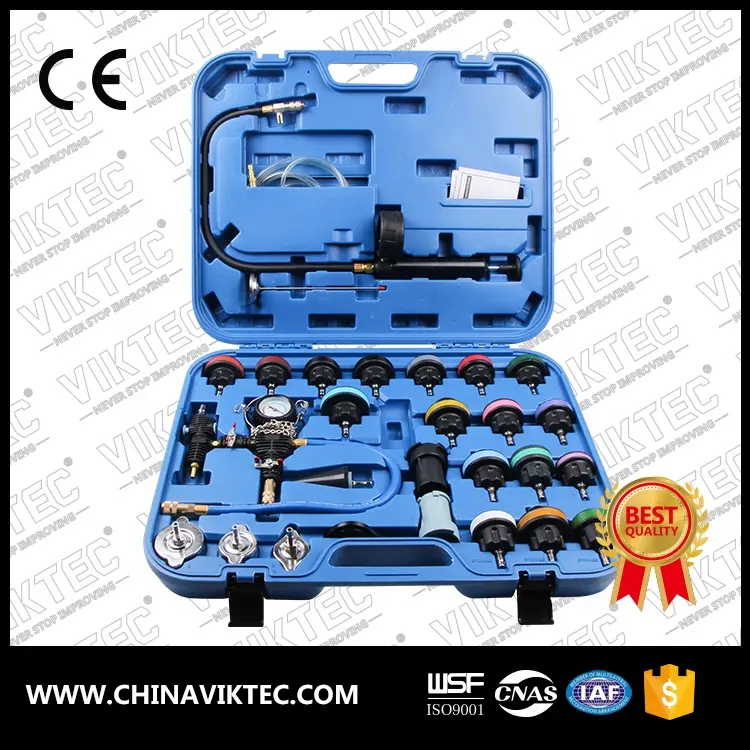 Automotive Tools 28pc Cooling System Pressure Tester And Vacuum Purge Master Kit