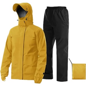 Abbigliamento Impermeabile da Uomo con Protezione di Sicurezza - Giacca e Pantaloni Traspiranti per Lavoro, Golf, Pesca, Escursionismo - Product Image 6