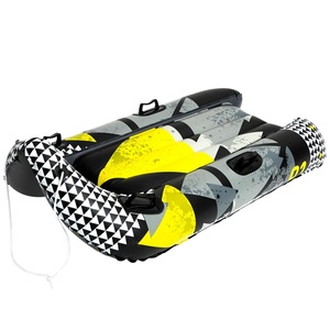 Toboggan gonflable en PVC pour enfants, luge de ski, luge à neige pour deux personnes, tubes à neige gonflables - Product Image 5