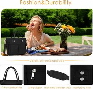 Lunch Bag Women for Work Insulated Thermal Lunch Box for Men with Wide Open Pocket Reusable Leakproof Cooler Bags - Product Image 5