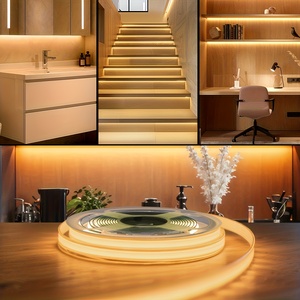 ไฟแถบ LED คุณภาพสูง ตัดได้ตามต้องการ — ไฟแถบ LED COB ความสว่างสูง 5 เมตร — ไฟแถบ LED แบบยืดหยุ่น ไร้การกระพริบ ค่า CRI สูง - Product Image 5