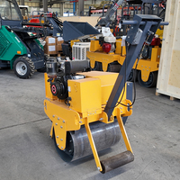 Compacteur diesel portatif à faible consommation de carburant, 75 Hz de vibration, mini-compacteur pour la réparation des routes de village et des chaussées en asphalte