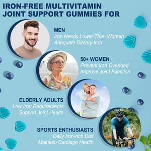 Vitadiscovery סוכר חינם מולטי multitamin עם סידן ויטמין b12 רב ויטמינים ומינרלים - Product Image 3